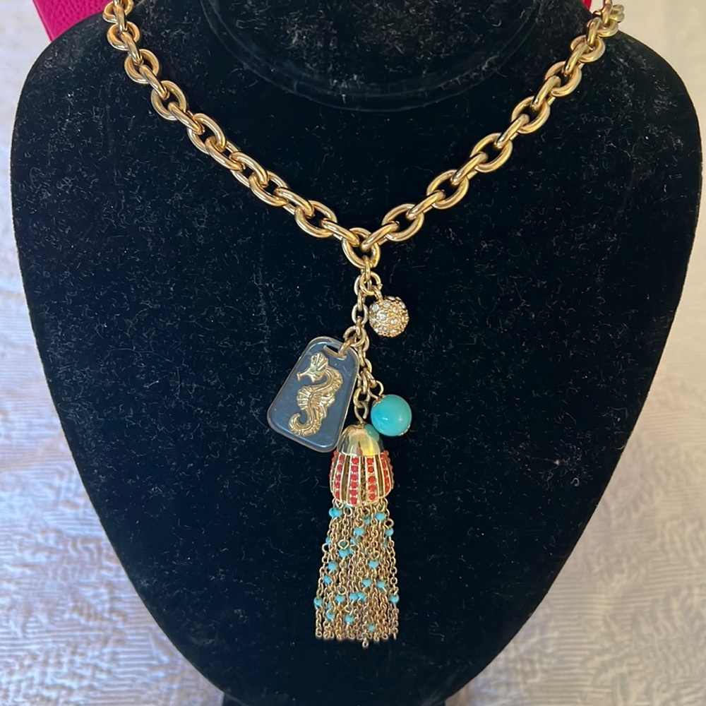 Lilly Pulitzer tassel necklace